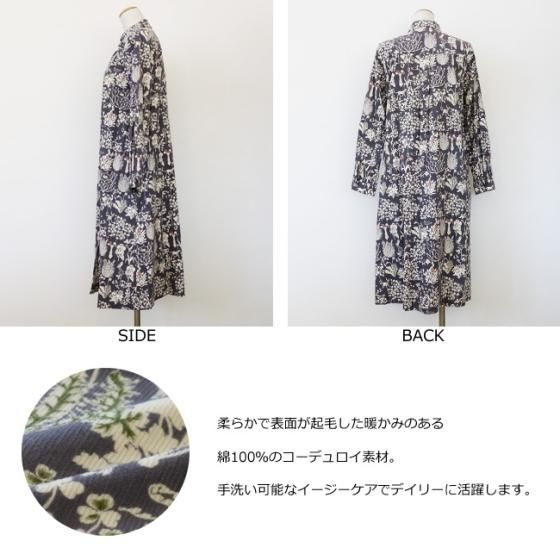 新品　パークスParkesタックワンピース コーデュロイワンピース　ウエルベック SALE [30%OFF] Parkes (パークス) シャツ ワンピース