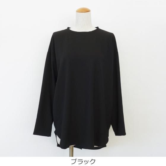 [定番] Dignite collier (ディニテコリエ) ブラウス ストレッチ シフォン ラウンドヘム バックスリット TW-80990214 定番] Dignite collier (ディニテコリエ) ブラウス ストレッチ