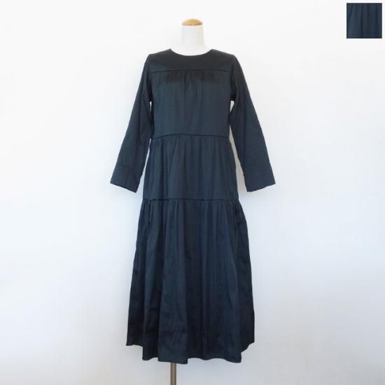 美品✨ヌキテパ ギャザー ロングワンピース ティアード チェック