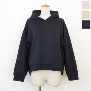 Le Melange (ルメランジュ) フーディー ダンボールニット コクーンシルエット パーカー 長袖 8511002 ◇