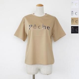 SALE [30%OFF] ESPEYRAC (エスペラック) Tシャツ パール ロゴ 刺繍 クルーネック ドロップショルダー 7511011 返品不可 SALE [20%OFF] ESPEYRAC (エスペラック) Tシャツ パール ロゴ