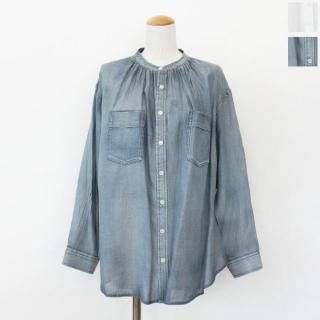 30%OFF Dignite collier ディニテ コリエ 80254206 シアー デニム ギャザー ブラウス 楽天市場】30%OFF/Dignite collier ディニテ コリエ 80254206