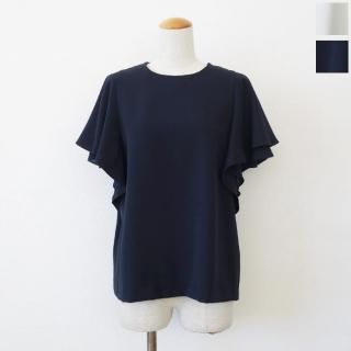 マイカアンドディール　ウールドッキングスリーブ ノーカラーブルゾン MICA&DEAL（マイカ＆ディール）の「ドッキングスリーブノー