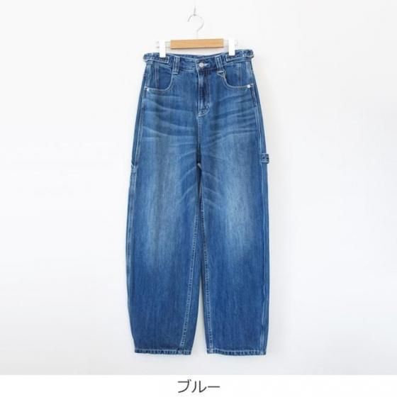 cafune デニムカーブパンツ 定価¥17,600 cafune (カフネ) デニム パンツ カーブシルエット ウォッシュ