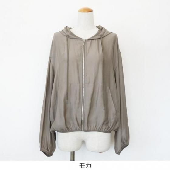 mckeeです！cafune 【新品】袖ギャザーシアーブルゾン cafune／カフネ】シアーギャザーブルゾン | Aimant-エマン