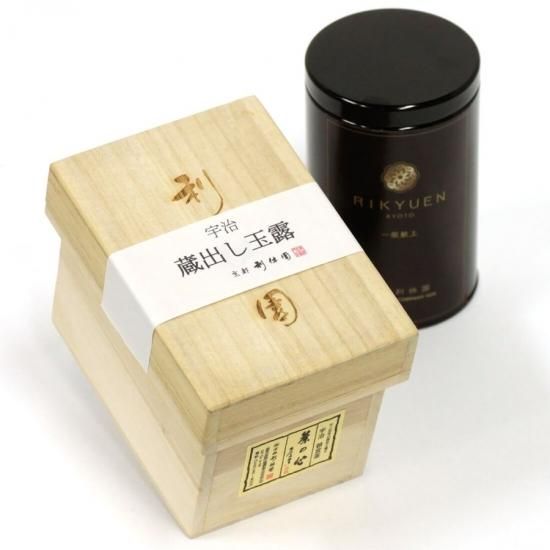 蔵出し宇治玉露 100g 木箱入り KS-03 | 400年の歴史を持つお茶屋 ...