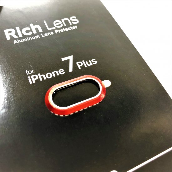 <img class='new_mark_img1' src='https://img.shop-pro.jp/img/new/icons1.gif' style='border:none;display:inline;margin:0px;padding:0px;width:auto;' />【iPhone 8 Plus / 7 Plus】 カメラレンズプロテクター「Rich Lens」 商品画像