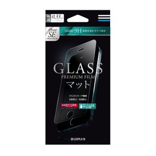 iPhone SE/5S/5C/5ۥ饹ե GLASS PREMIUM FILM ޥå 0.33mm
