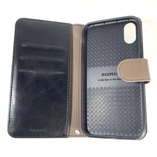 【iPhone X/XS】PUレザーベルト回転ブックケース「BOOK SPIN」 商品画像