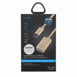 Type-Cۥޡȥեѡ/Type-Cץ/ALU MAX CABLE/3.0 USB-C to USB-A/14cm/Gunmetal
