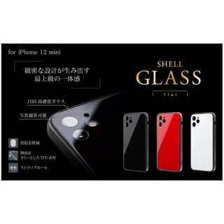 iPhone 12 mini ̥եåȥ饹SHELL GLASS Flat 