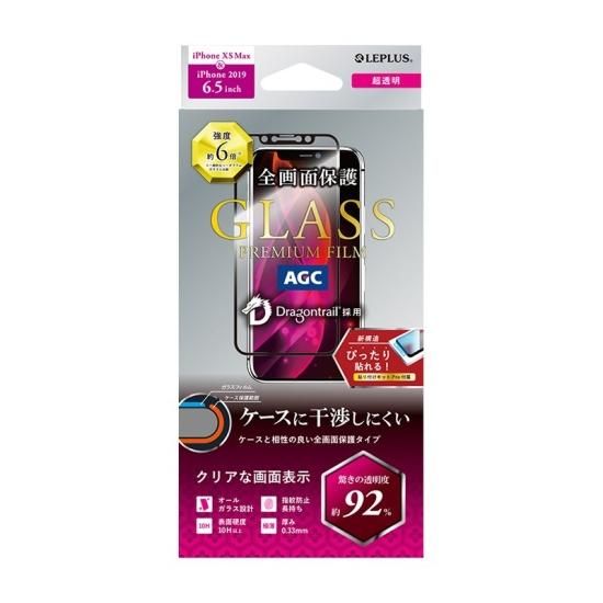 iPhone 11 Pro Max (iPhone XS Maxб)ۥ饹եGLASS PREMIUM FILMץɥ饴ȥ쥤 ʿ̥륬饹 ĶƩ
 ʲ