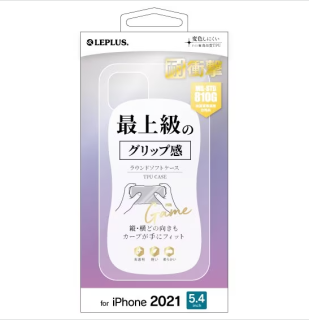 【iPhone 13 mini】 耐衝撃・高グリップソフトケース「CLEAR Arch」 クリア