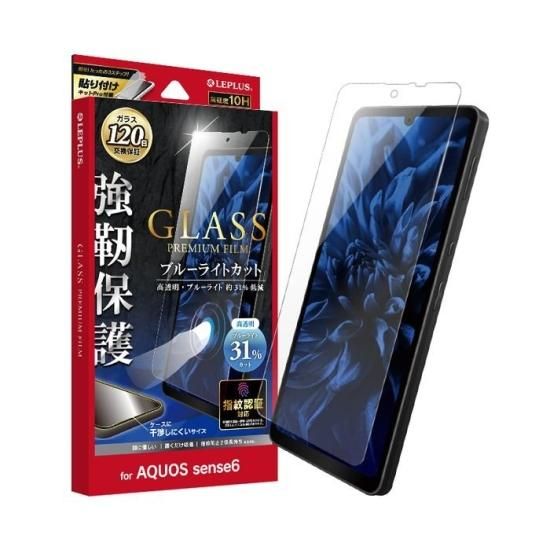 AQUOS sense6/ sense6s /SH-54B/SHG05б 饹եGLASS PREMIUM FILM ɥ ֥롼饤ȥå ʲ