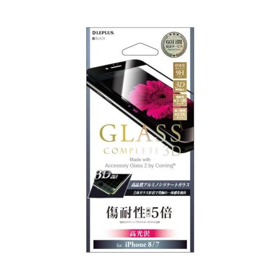 iPhone 8/7 饹ե GLASS Complete Made with Accessory Glass 2 by Corning 3Dե륬饹 ֥å 0.33mm ʲ