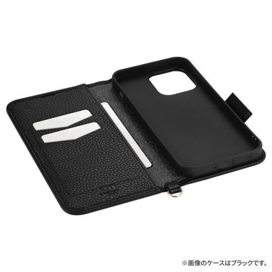 【Phone 14 Pro Max】  本革風レザーフラップケース 「ORVA」 (ハンドストラップ付属) 商品画像