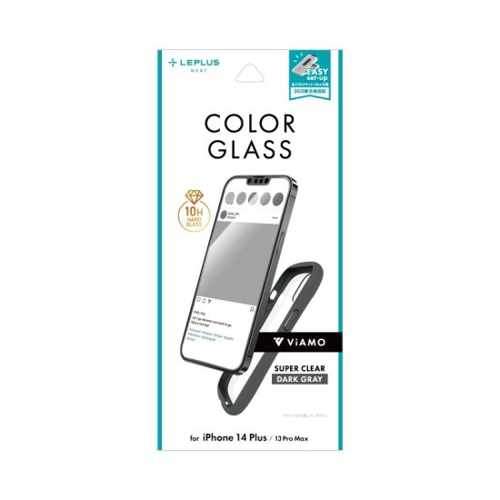 iPhone 14 Plus/13 Pro Max 饹եViAMO COLOR GLASS ݸ եȥե졼 ʲ