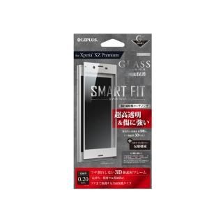 Xperia(TM) XZ Premium SO-04Jۥ饹ե GLASS PREMIUM FILM ݸ SMART FIT С/ĶƩ/˶/ȿͷڸ 0.2mm