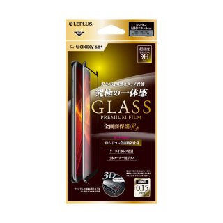 òGalaxy S8+ 饹ե GLASS PREMIUM FILM ݸ Rs ֥å//[G1] 0.15mm