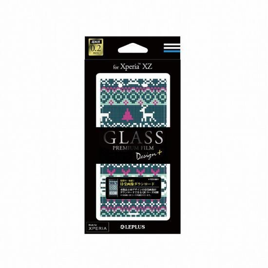 Xperia(TM) XZSO-01J/SOV34ۥ饹ե GLASS PREMIUM FILM ݸ Design +(ץ饹) Winter ˥å ʲ