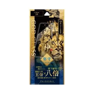 ¡ÚiPhone 15¡Û¥¬¥é¥¹¥Õ¥£¥ë¥à ¡ÖGOD GLASS ÇÆ»â¿À¡× ·ø¼é Á´ÌÌÊÝ¸î ¥Ö¥ë¡¼¥é¥¤¥È¥«¥Ã¥È