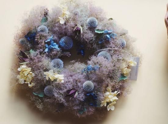 * * シンプルミニリース ポポラスベリー スモークツリー ラッピング無料 シンプルミニリース ポポラスベリー スモークツリー ラッピング