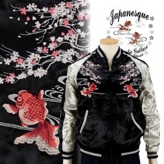 JSKJ-501 桜と金魚刺繍スカジャン