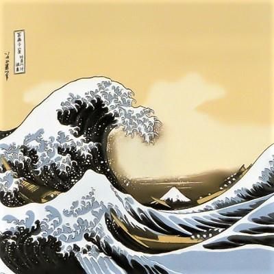 浪裏に富士 | 葛飾北斎の名作 - Furoshikiya YAMATONADESHIKO