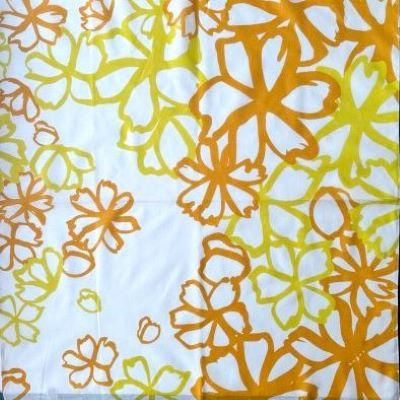SALE] 唐草文様鉄線花 ベージュ - Furoshikiya YAMATONADESHIKO
