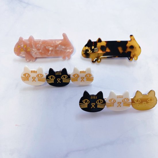 sugar.C beauty]メイク用ネコヘアクリップ cat hair accessorie A