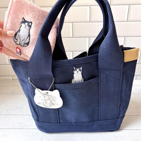 ネコ刺繍の今治ハンドタオル - Maison de Selavi - 公式通販サイト -