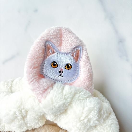 ネコ耳ヘアバンド(ネコの刺繍付き) - Maison de Selavi - 公式 ネコ耳ヘアバンド(ネコの刺繍付き) - Maison de Selavi - 公式