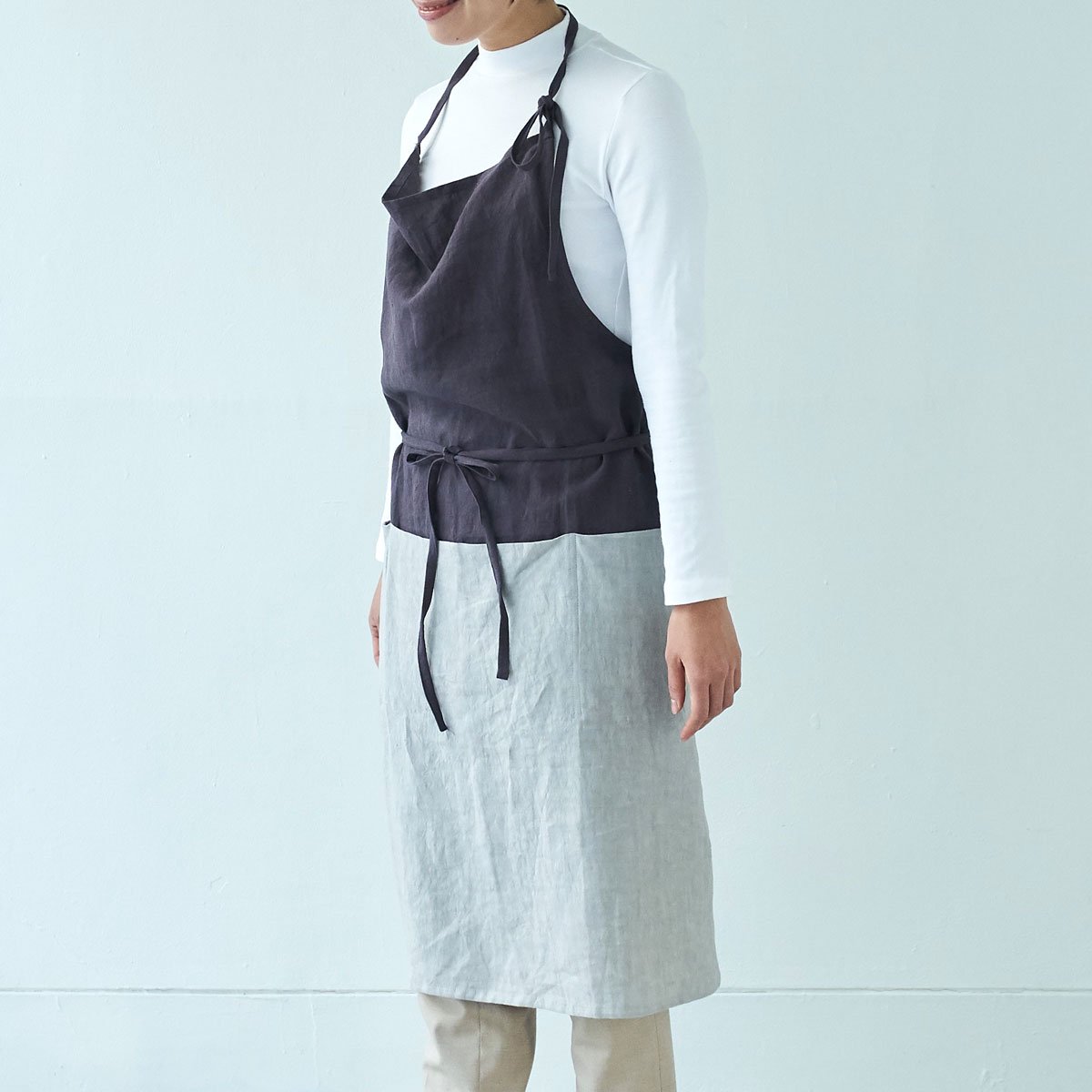 エプロンスカート apron skirt（パープル）