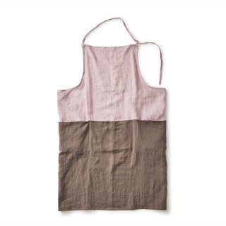 チムニーエプロン　chimney apron　リネン / グレイッシュピンクの商品画像