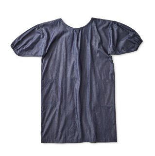 エプロンコート デニム apron coat denim　ライトオンスデニム/インディゴの商品画像