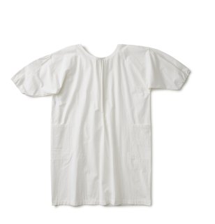 エプロンコート DR　apron coat DR　コットン/ホワイトの商品画像