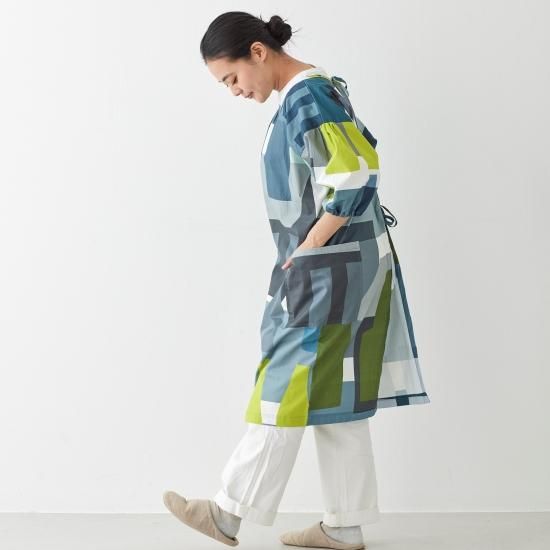 SUNNY LOCATIONのエプロンコート/キッチン柄 かっぽう着・コート SUNNY LOCATIONのエプロンコート/キッチン柄 かっぽう着・コート