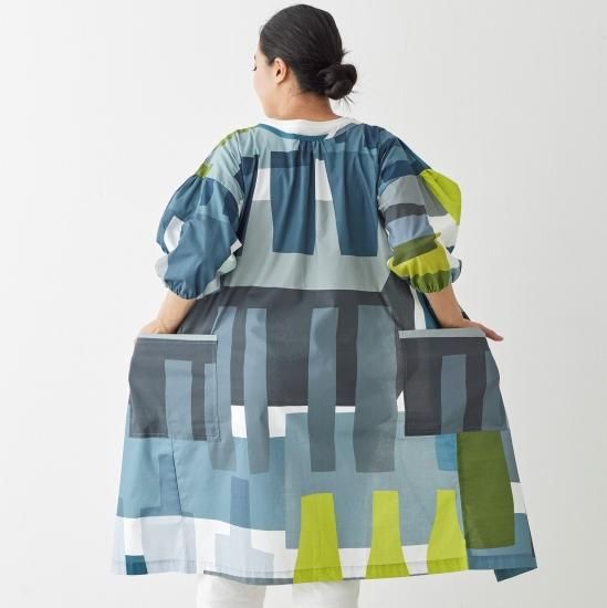 SUNNY LOCATIONのエプロンコート/キッチン柄 かっぽう着・コート