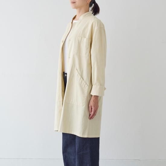 アトリエコート atelier coat インディゴ | 綿麻のアトリエ