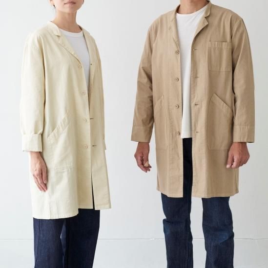 アトリエコート atelier coat インディゴ | 綿麻のアトリエ アトリエコート atelier coat インディゴ | 綿麻のアトリエ