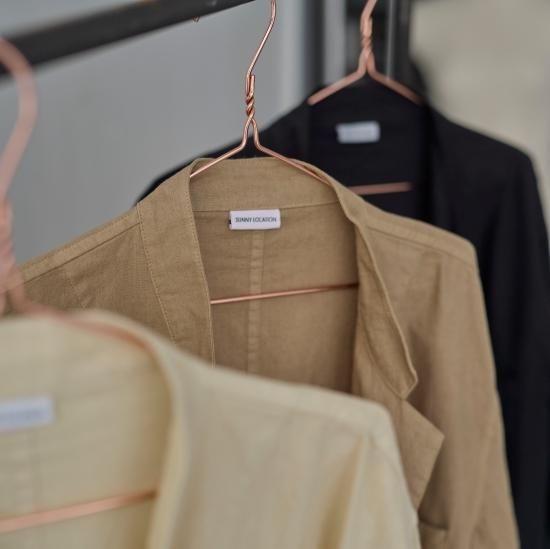 アトリエコート atelier coat インディゴ | 綿麻のアトリエコート