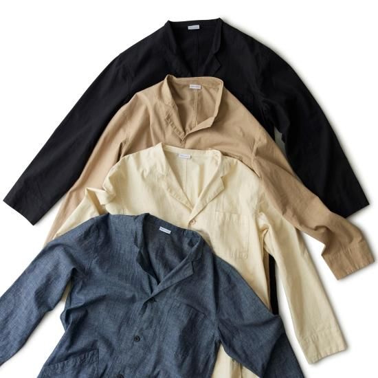 アトリエコート atelier coat インディゴ | 綿麻のアトリエ アトリエコート atelier coat インディゴ | 綿麻のアトリエ