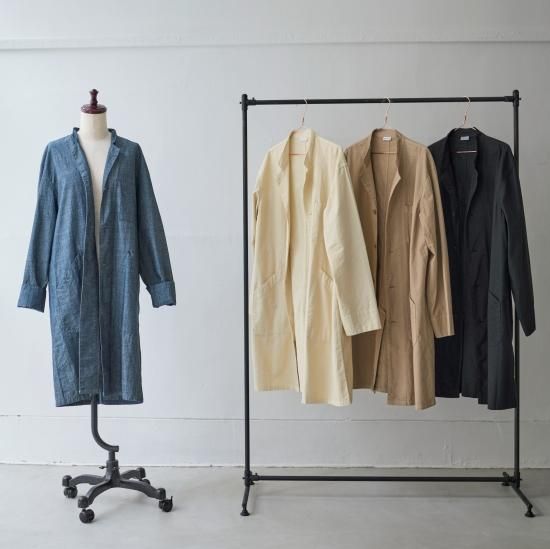 アトリエコート atelier coat インディゴ | 綿麻のアトリエ アトリエコート atelier coat インディゴ | 綿麻のアトリエ