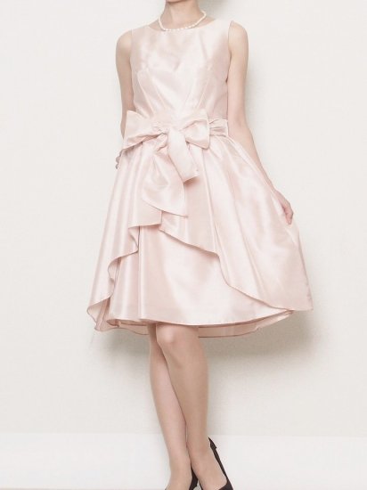 シャンタンプリンセスラインドレス ピンク トレンドのドレスをレンタル トレンドレン Trendren 結婚式やパーティーに