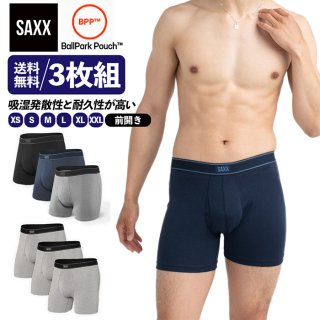 SAXX DAYTRIPPER BOXER BRIEF FLY 3PACKS SXPP3B / å ǥȥåѡ ܥ֥꡼ ѥ  3ĥå 3 3祻å