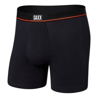 ľŹǥSAXX NON-STOP STRETCH COTTON BOXER BRIEF FLY SXBB46-BLK / å Υ󥹥ȥåץȥååȥ ѥ 