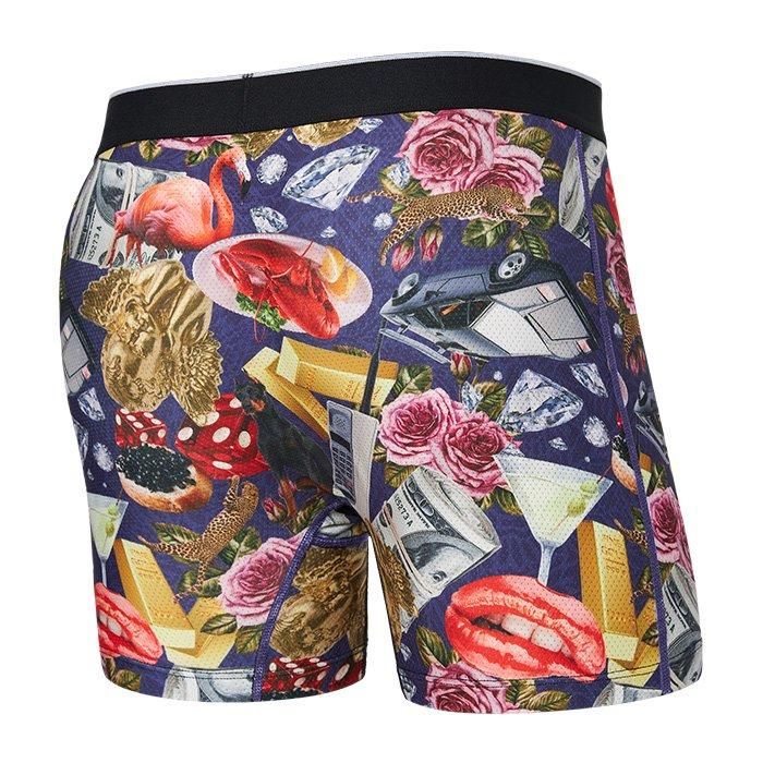 MAHF ボックスアノラック✖️パンツ SAXX VOLT BREATHABLE MESH BOXER BRIEF SXBB85-GMM / サックス