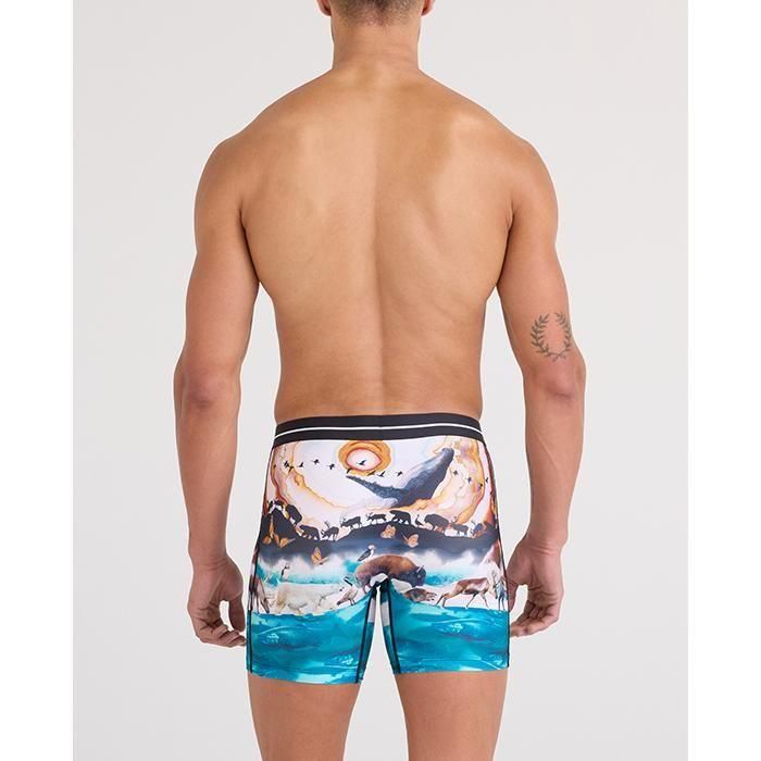 MAHF ボックスアノラック✖️パンツ SAXX VOLT BREATHABLE MESH BOXER BRIEF SXBB85-GMM / サックス