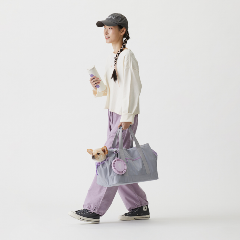 【超美品】NOLANROSS犬猫 キャリーバッグ ラベンダー L サンデーキャリーバッグ - ペット用品通販サイトノーランロス