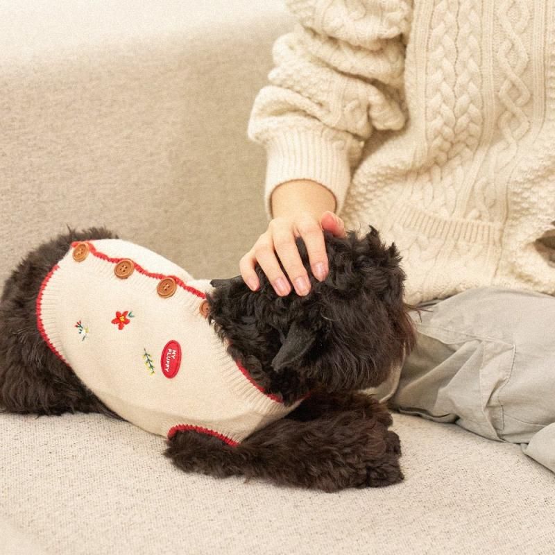 フラワーニットベスト - ペット用品通販サイトノーランロス